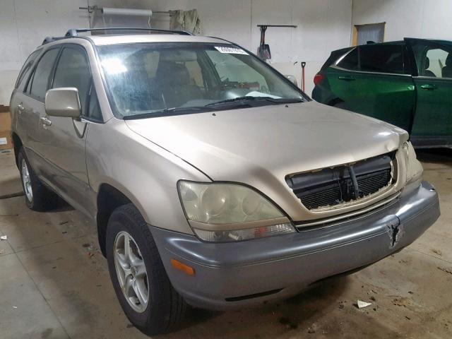 JTJHF10U120291442 - 2002 LEXUS RX 300 GOLD photo 1