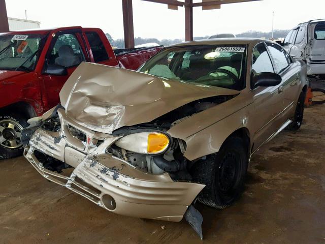 1G2NE52F13C173460 - 2003 PONTIAC GRAND AM S GOLD photo 2