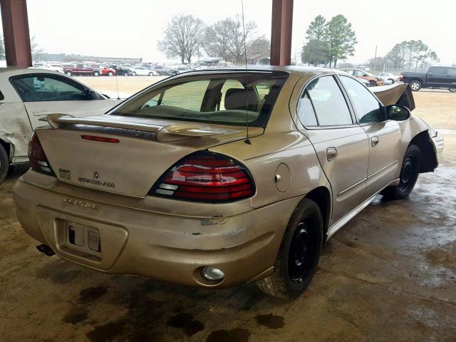 1G2NE52F13C173460 - 2003 PONTIAC GRAND AM S GOLD photo 4