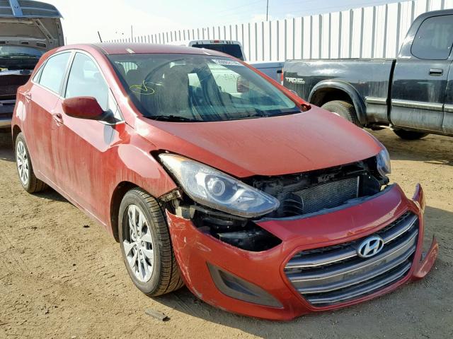 KMHD35LH3HU378496 - 2017 HYUNDAI ELANTRA GT RED photo 1