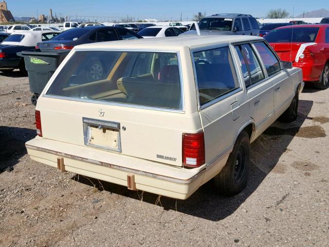 1P3BP49B7CF243855 - 1982 PLYMOUTH RELIANT CU CREAM photo 4