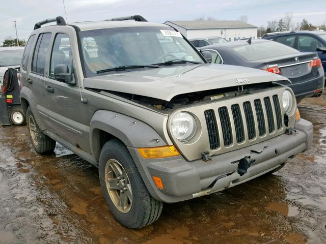 1J4GL38K75W724831 - 2005 JEEP LIBERTY RE BEIGE photo 1