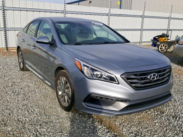 5NPE34AF9FH078845 - 2015 HYUNDAI SONATA SPO SILVER photo 1