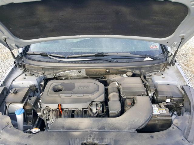 5NPE34AF9FH078845 - 2015 HYUNDAI SONATA SPO SILVER photo 7