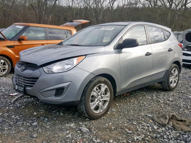 KM8JT3AB0BU119686 - 2011 HYUNDAI TUCSON GL GRAY photo 2