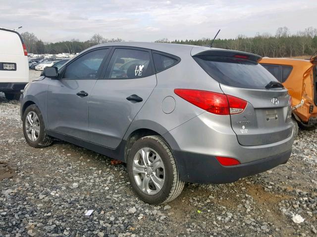 KM8JT3AB0BU119686 - 2011 HYUNDAI TUCSON GL GRAY photo 3