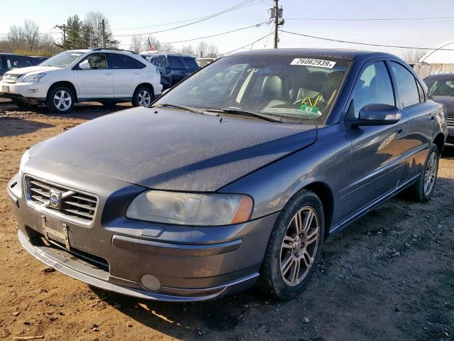 YV1RH592772609452 - 2007 VOLVO S60 2.5T BLUE photo 2