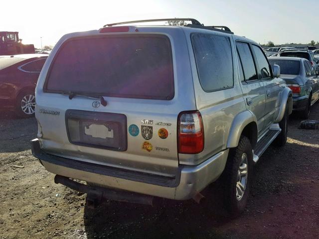 JT3HN86R810354153 - 2001 TOYOTA 4 RUNNER SILVER photo 4