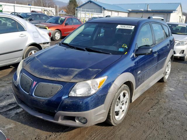 5Y2SL65807Z409560 - 2007 PONTIAC VIBE BLUE photo 2