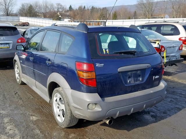 5Y2SL65807Z409560 - 2007 PONTIAC VIBE BLUE photo 3