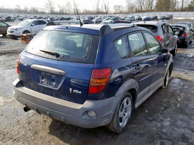 5Y2SL65807Z409560 - 2007 PONTIAC VIBE BLUE photo 4