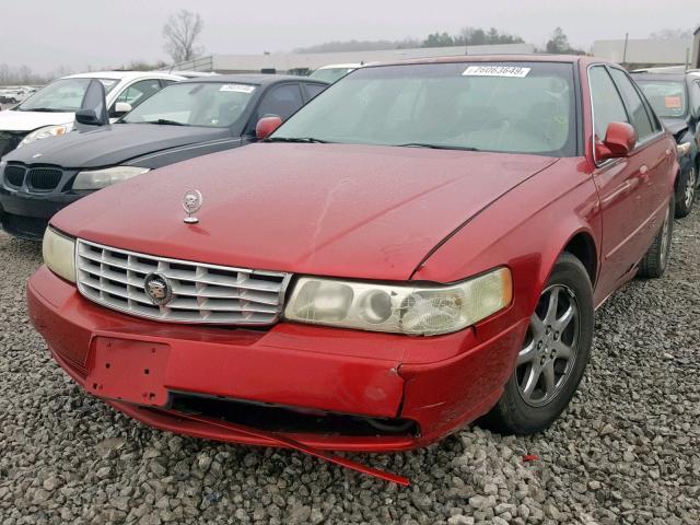 1G6KS54Y91U279414 - 2001 CADILLAC SEVILLE SL RED photo 2