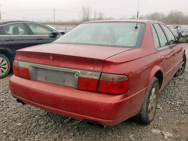 1G6KS54Y91U279414 - 2001 CADILLAC SEVILLE SL RED photo 4