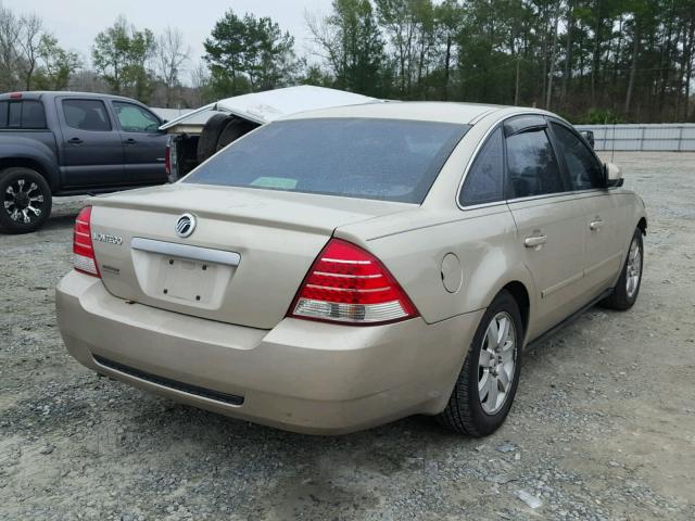 1MEFM40175G603152 - 2005 MERCURY MONTEGO LU TAN photo 4