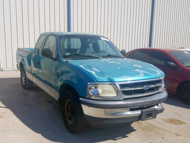 1FTZX1727WNA62023 - 1998 FORD F150 BLUE photo 1