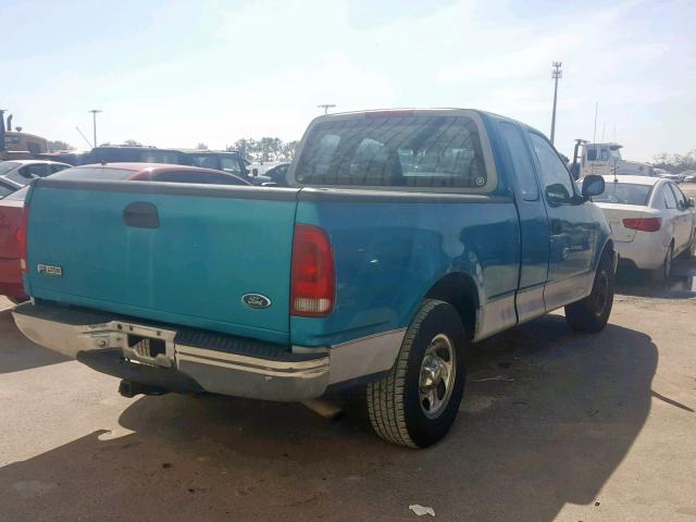 1FTZX1727WNA62023 - 1998 FORD F150 BLUE photo 4