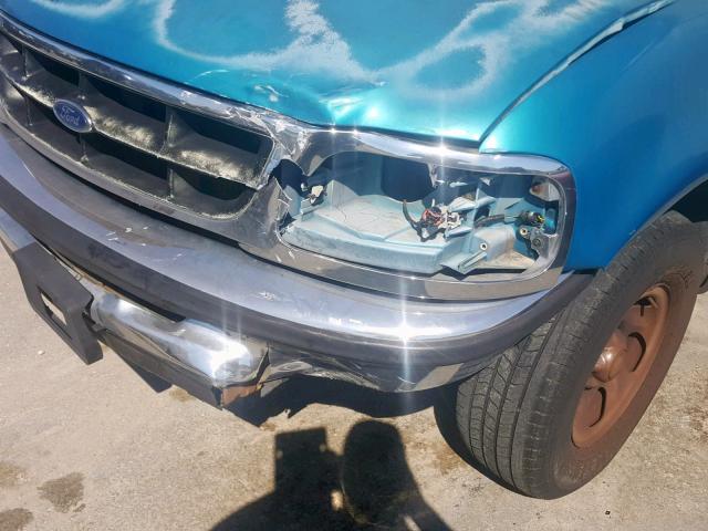 1FTZX1727WNA62023 - 1998 FORD F150 BLUE photo 9