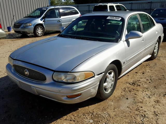 1G4HP54K614184888 - 2001 BUICK LESABRE CU SILVER photo 2