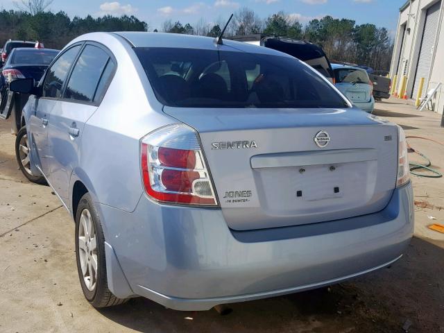 3N1AB61E19L697368 - 2009 NISSAN SENTRA 2.0 BLUE photo 3