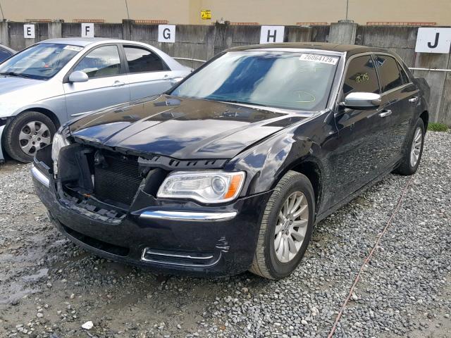 2C3CA4CG2BH514963 - 2011 CHRYSLER 300 BLACK photo 2