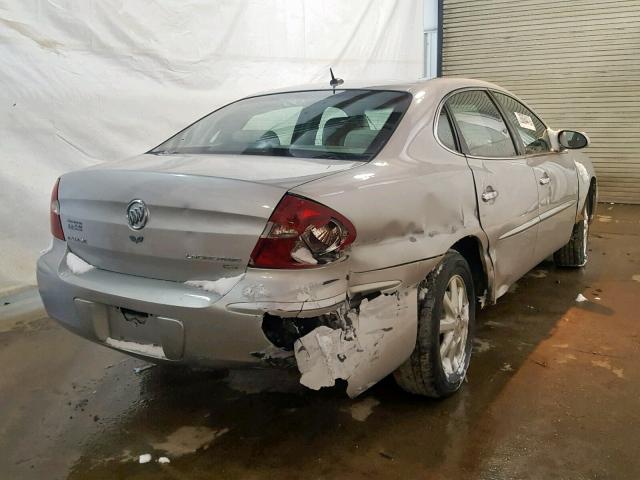 2G4WC582161261053 - 2006 BUICK LACROSSE C SILVER photo 4