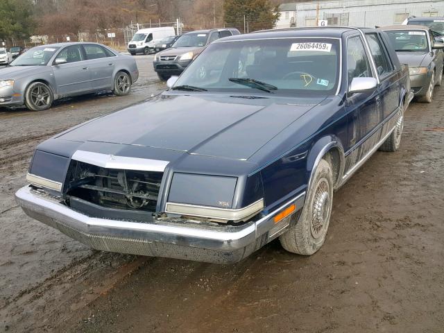 1C3XY56R1LD790470 - 1990 CHRYSLER IMPERIAL BLUE photo 2