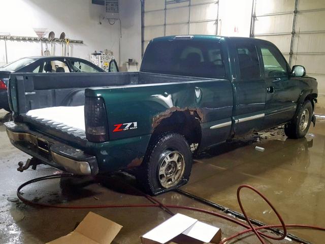 2GTEK19V821251327 - 2002 GMC NEW SIERRA GREEN photo 4