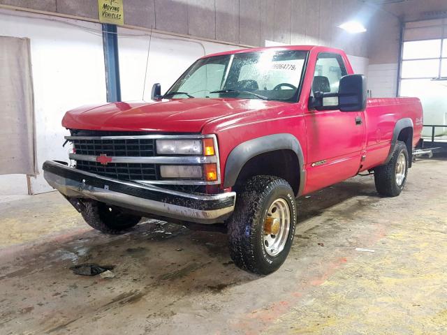 1GCGK24K1RE137710 - 1994 CHEVROLET GMT-400 K2 RED photo 2