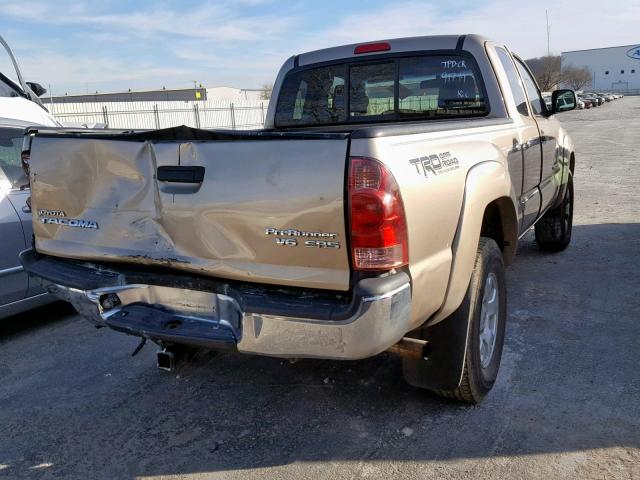 5TETU62N45Z012107 - 2005 TOYOTA TACOMA PRE GOLD photo 4