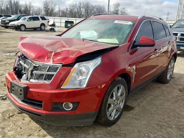 3GYFNBE30CS620736 - 2012 CADILLAC SRX PERFOR RED photo 2