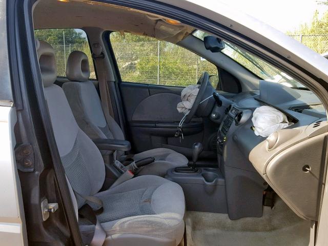 1G8AL52F54Z121337 - 2004 SATURN ION LEVEL SILVER photo 5