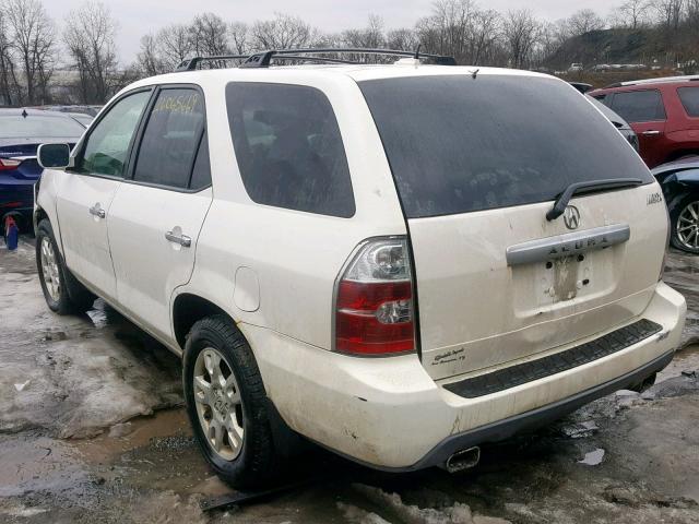 2HNYD18866H529376 - 2006 ACURA MDX TOURIN WHITE photo 3