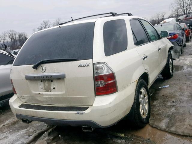 2HNYD18866H529376 - 2006 ACURA MDX TOURIN WHITE photo 4