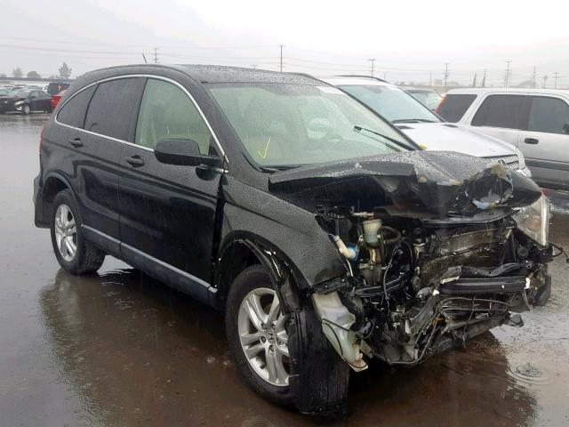 JHLRE3H71AC004749 - 2010 HONDA CR-V EXL BLACK photo 1