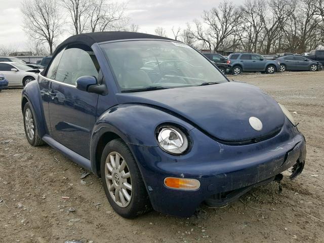 3VWCM31Y65M308640 - 2005 VOLKSWAGEN NEW BEETLE Blau Foto 1