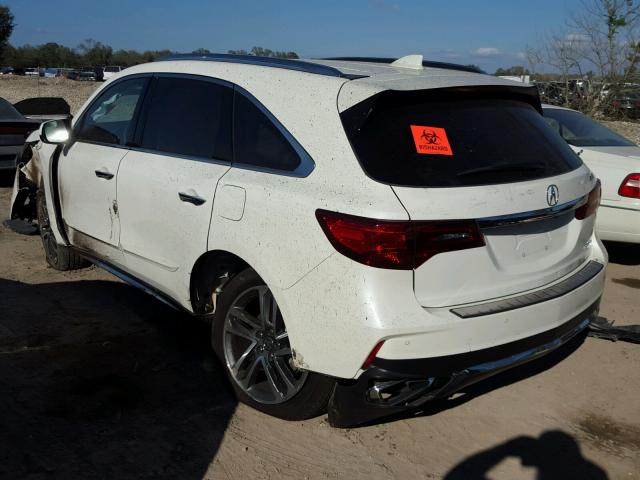 5FRYD4H84HB031272 - 2017 ACURA MDX ADVANC WHITE photo 3