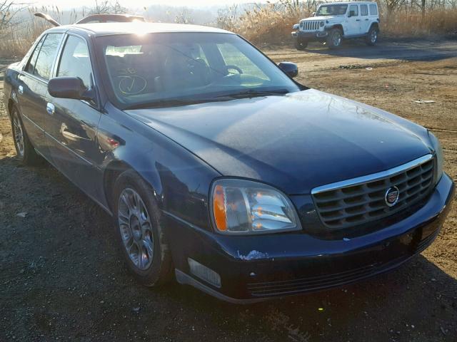 1G6KE54Y05U192899 - 2005 CADILLAC DEVILLE DH BLUE photo 1