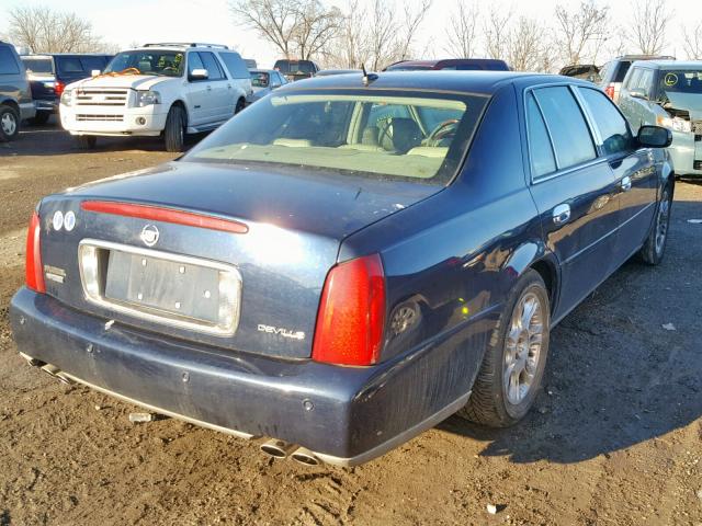 1G6KE54Y05U192899 - 2005 CADILLAC DEVILLE DH BLUE photo 4