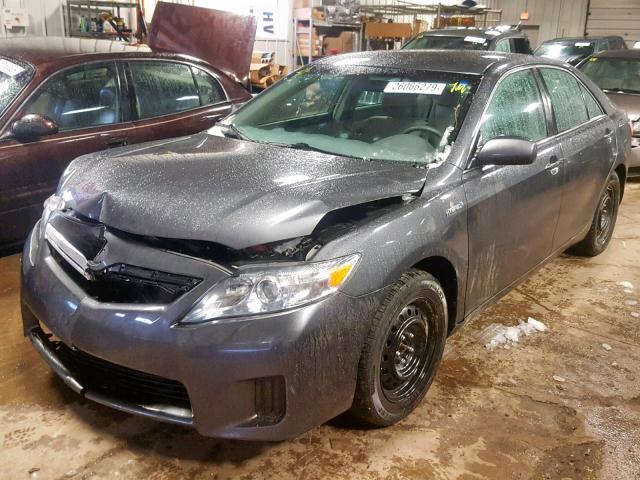 4T1BB3EK0BU131905 - 2011 TOYOTA CAMRY HYBR CHARCOAL photo 2