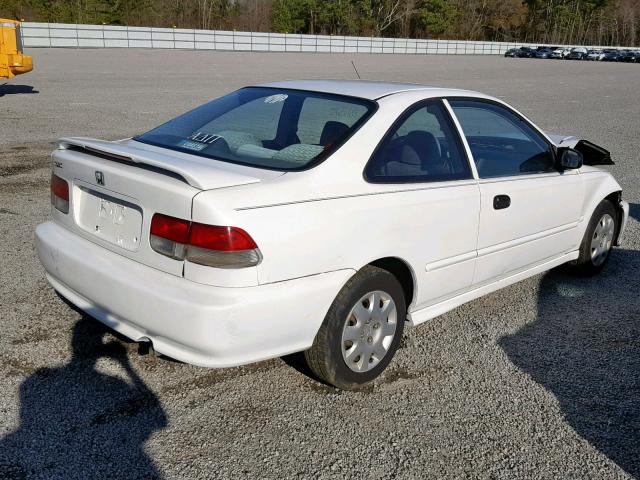 1HGEJ6225YL037772 - 2000 HONDA CIVIC DX WHITE photo 4