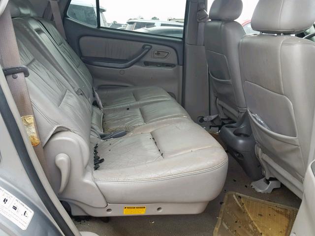 5TDZT38A01S013830 - 2001 TOYOTA SEQUOIA LI SILVER photo 6