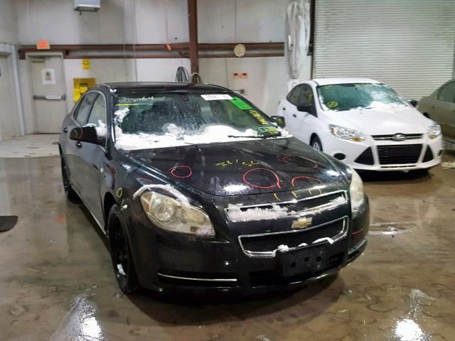 1G1ZH57B18F223296 - 2008 CHEVROLET MALIBU 1LT BLACK photo 1