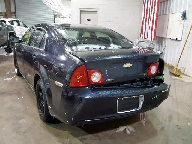 1G1ZH57B18F223296 - 2008 CHEVROLET MALIBU 1LT BLACK photo 3