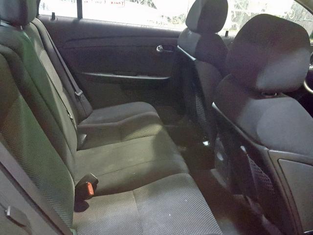 1G1ZH57B18F223296 - 2008 CHEVROLET MALIBU 1LT BLACK photo 6