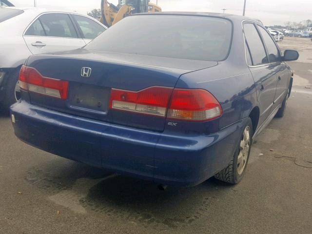 JHMCG66862C005695 - 2002 HONDA ACCORD EX BLUE photo 4