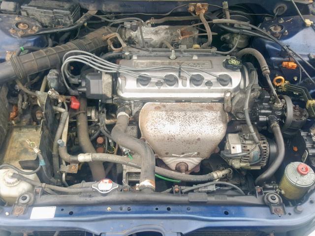 JHMCG66862C005695 - 2002 HONDA ACCORD EX BLUE photo 7