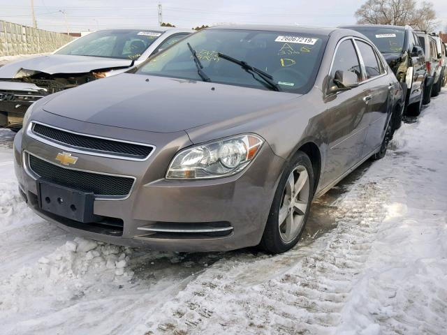 1G1ZD5EU9CF354288 - 2012 CHEVROLET MALIBU 2LT BROWN photo 2