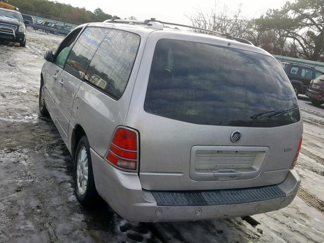 2MRDA20224BJ05667 - 2004 MERCURY MONTEREY GRAY photo 3