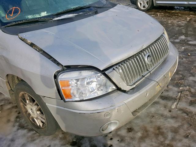 2MRDA20224BJ05667 - 2004 MERCURY MONTEREY GRAY photo 9