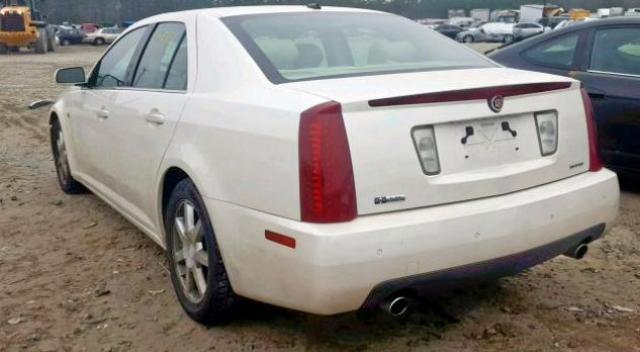 1G6DC67A160143030 - 2006 CADILLAC STS WHITE photo 3